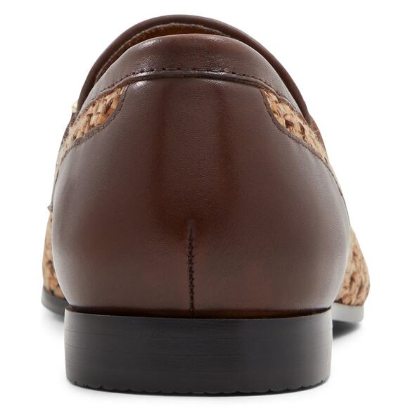 Aldo Men’s Brown Round Toe Slip On Nantucket Dress Penny Loafers Shoe Size 9.5 main image 2